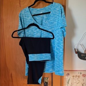 Energy Zone Blue and White Activewear